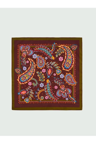 Lc Waikiki Kahverengi Desenli Kadın Bandana