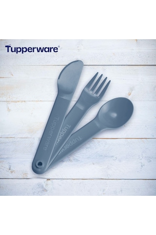 Kaşık Bıçak Çatal Mavi Servis Seti Mavi