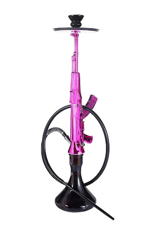 Alüminyum Gövdeli Ak-47 Kalaşnikof Tasarım 90 Cm Premium Nargile Seti Büyük Boy Contalı Sistem 28918380