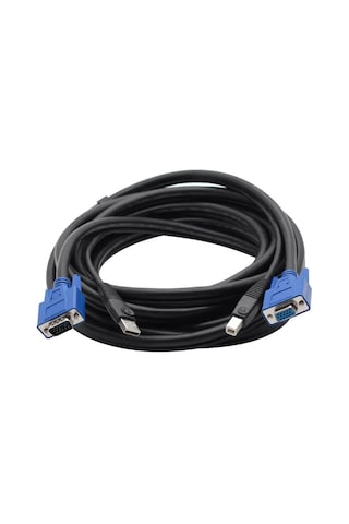 Usb Kvm Switch Vga Yazıcı Kablosu  Erkek / Dişi