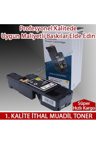 Xerox 106R02762 Phaser 6020 - 6022. Workcentre 6025 - 6027 Sarı