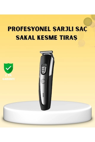 Profesyonel Saç Ve Sakal Kesme Tıraş Makinesi Kablosuz Ergonomik Tasarım