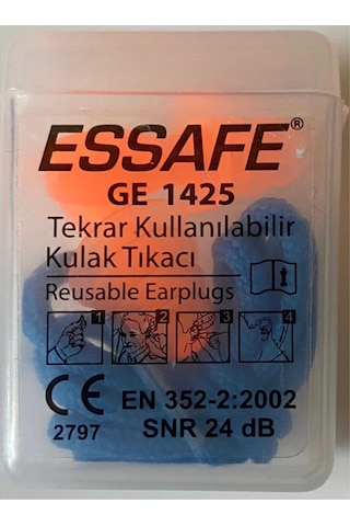 Essafe GE-1425  Kordonlu Kulak Tıkacı