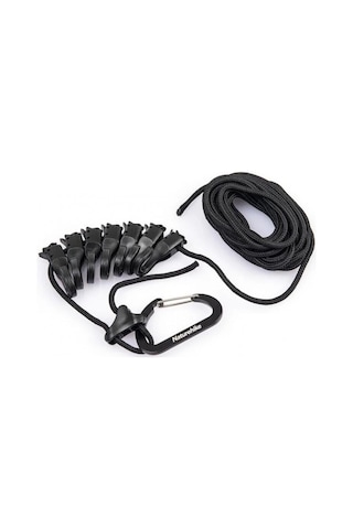 Naturehike Çok Fonksiyonlu Kancalı Asma İğ 4.3 Mt Siyah