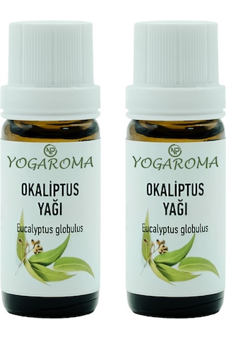 Npo Yogaroma Ferahlatıcı Aromaterapi 10ml Saf Ve Doğal Okaliptus Uçucu Yağ 2 Adet 10 ML