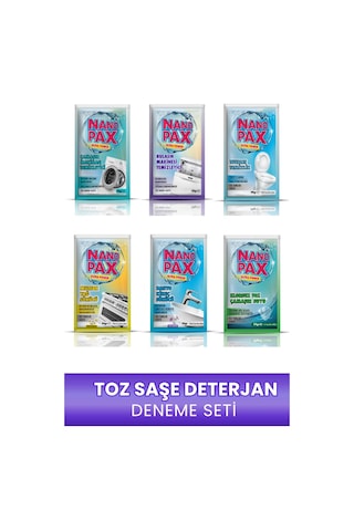 Nanopax Ultra Toz Saşe Temizlik Seti 6 Adet Saşe 6'lı Set