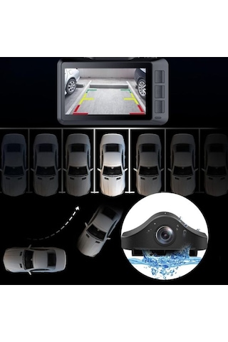 4k Çift Kamera Araba Dashcam Wifi , Gece Görüşlü, 170 Geniş Açılı Suya Dayanıklı Araç Kamerası