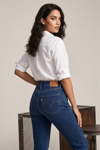 Levi's Kadın 721 Yüksel Bel Skinny Fit Kadın Jean Pantolon-0421 Lacivert