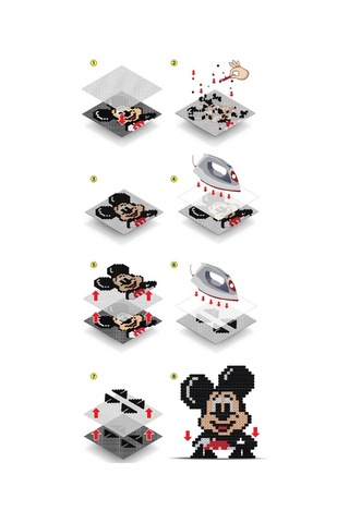 Pixel Pixel Boncuk Aktivite Ve Oyuncak Seti, Disney Mickey & Friends 2000 Boncuk Bb29-03