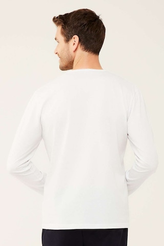 U.S. Polo Assn. Erkek Beyaz Uzun Kollu T-Shirt 18467 Beyaz