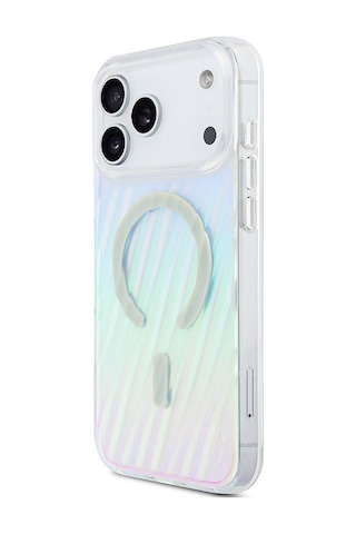Apple Uyumlu iPhone 17 Pro Max Kılıf Tumı inal Lisanslı M-safe Özellikli Dalga Tasarımlı Kapak Colorful Colorful