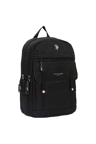 U.s. Polo Assn. Siyah Spor Sırt Çantası Plçan23123