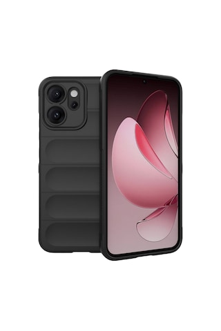 Oppo Reno 14f Uyumlu Optimum Silikon - Siyah