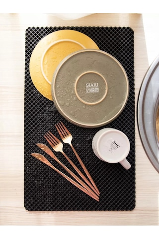 Kuchenmatt Evrensel Bulaşık Kurutma Matı 182983437 Siyah