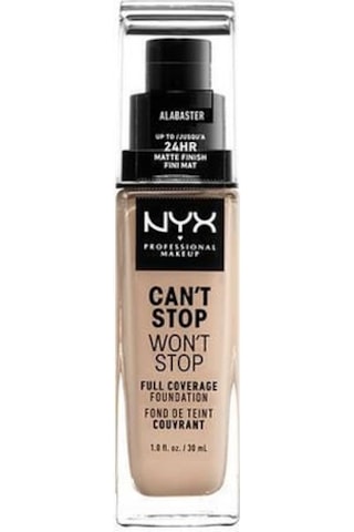 NYX Professional Makeup Can't Stop Won't Stop Full Coverage Foundation 02 Alabaster
