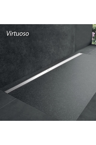 Hüppe Virtuoso Duş Kanalı 40 Cm Mat 48 Lt Yandan Sifon