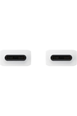 Samsung  Uyumlu Ep-dn980 Usb-c To Usb-c 5a 45w Hızlı Şarj Ve Data Kablosu 1 Metre Beyaz