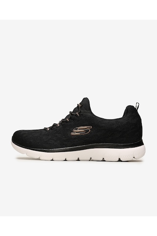 Skechers Summits - Leopard Spot Kadın Siyah Spor Ayakkabı 149037 Bkrg Siyah