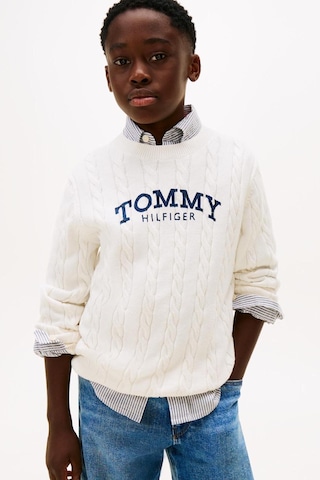 Tommy Hilfiger Erkek Çocuk Triko Kb0kb10347 Ekru