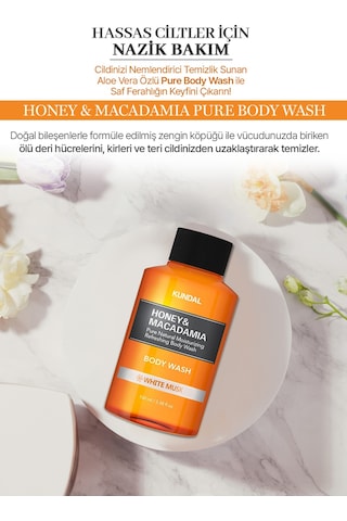 Kundal Honey & Macadamia White Musk Body Wash 100 ML