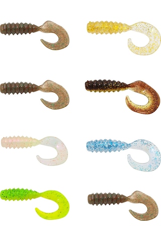 Hanfish Gurt 6cm Silikon Yem - Mix 3 7 Renk