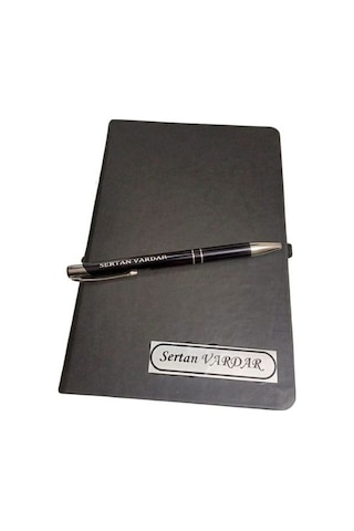 Kişiye Özel Tarihsiz Ajanda Ve Tükenmez Kalem - İsim Yazılı Ajand