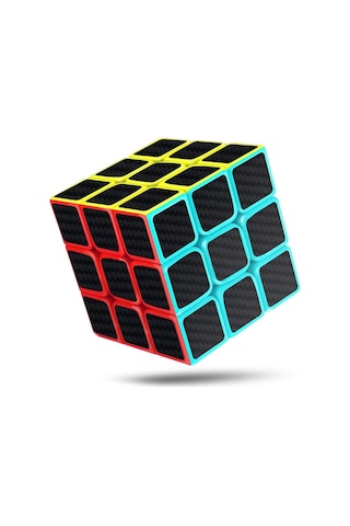 Vip Kalite Fiber Karbon 3x3 Zeka Küpü 3x3 Sabır Küpü 3x3 Fiber Carbon Rubiks Cube Akıl Oyunları
