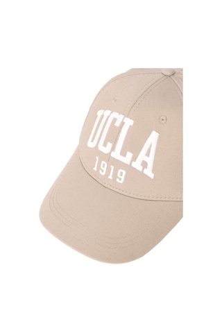 Ucla Ballard Bej Baseball Cap Nakışlı - Unisex Şapka Bej