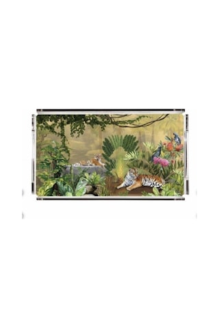 Kaplan Pleksi Tepsi - 40x24 Cm