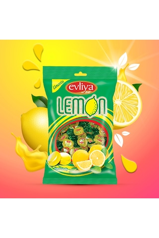 Evliya Şekerleme Limon Aromalı Şeker 350 G