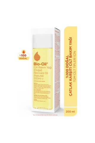 Bio-oil %100 Natural Çatlak Karşıtı Nemlendirici Cilt Bakım Yağı - Leke Karşıtı Bakım Yağı 200ml