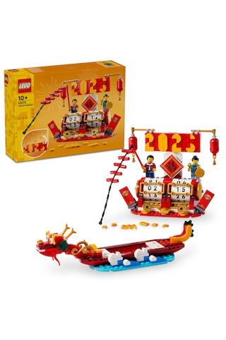 LEGO® Festival Takvimi 40678 – 10 Yaş ve Üzeri Çocuklar için Yeni Ay Yılı Temalı Oyuncak Yapım Seti