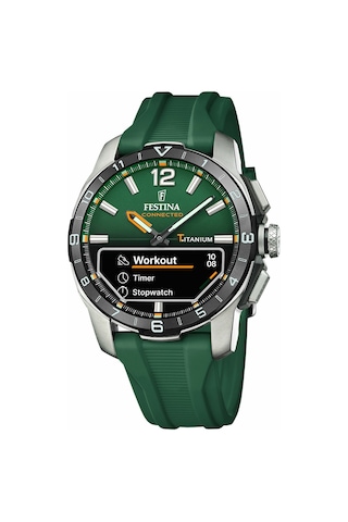 Festına F23000/2 Connected D Green Erkek Kol Saati Fes.f23000/2 Metalik Gri