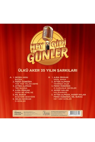 Ülkü Aker - 35 Yılın Şarkıları Plak