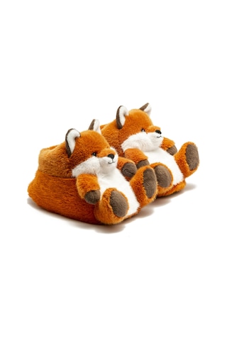Twigy Fox Kadın, Garson Boy Hayvanlı Panduf Turuncu 36/41