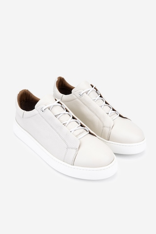 Valmenti Erkek Hakiki Deri Kırık Beyaz Sneakers & Spor Ayakkabı 04 4444 Erk Ayk Y26 Off Whıte Fltr