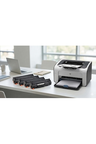 Nekes Toner Hp 285a 85a Siyah Uyumlu  Toner 4' Lü Paket / Ce285a