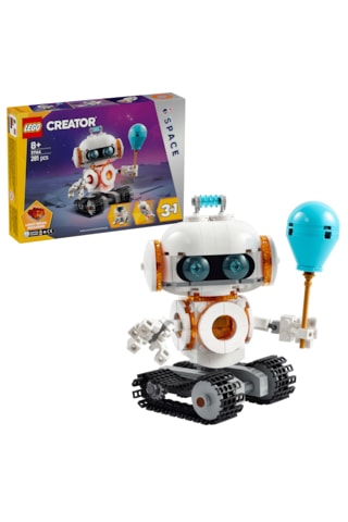 LEGO® Creator 3’ü 1 Arada Uzay Robotu 31164 - 8 Yaş ve Üzeri Çocuklar için Köpek Figürüne veya Rokete Dönüşebilen Oyuncak Yapım Seti (281P)