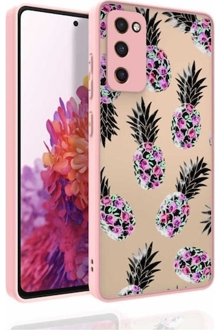 Galaxy S20 Fe Kılıf Desenli Kamera Korumalı Parlak Zore Nora Kapak NO1