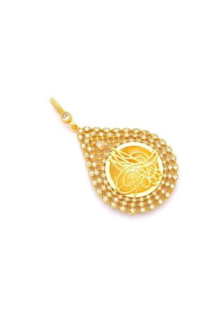 Altın Kaplama Tuğralı Kolye Ucu Tgr-721 Altın