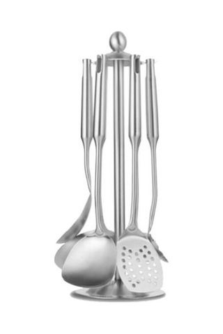 Mutfak Aksesuarları Yeni Paslanmaz Çelik Mutfak Pişirme Gereçleri Aracı Seti Organizatör Raf Tutucu Standı Raflar Ve Amp Amp Tutucular 19 x 7 CM