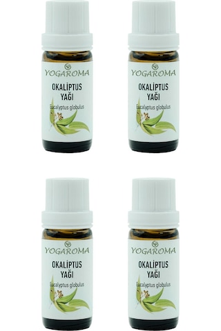 Npo Yogaroma Ferahlatıcı Aromaterapi 10ml Saf Ve Doğal Okaliptus Uçucu Yağ 4 Adet 10 ML