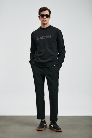 Lufian Erkek Luther Sweatshirt 112030171 Siyah Siyah