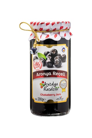 Antalya Reçelcisi Aronya Reçeli 290g Rafine Şeker İlavesiz