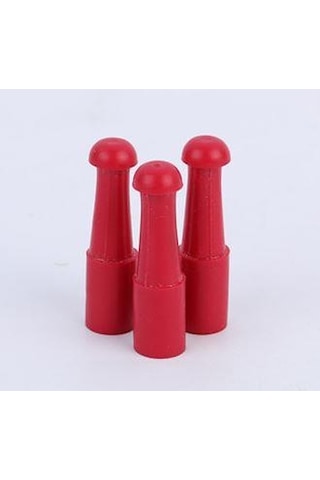 Mühür Kauçuk Alaşım Kırmızı Kaşe Yuvarlak 200mm