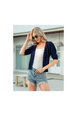Youknitwear You Windy Triko Hırka Lacivert