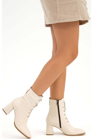 Tamer Tanca Kadın Hakiki Deri Bej Bot 922 23k10502 Bn Bot Sk22/23 Bej Gyk Bej