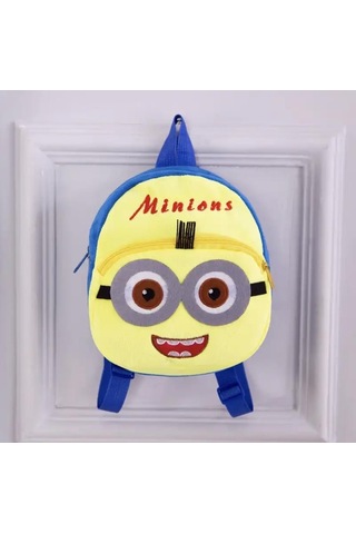 Minions Peluş Sırt Çantası 22 Cm-2037 Altın