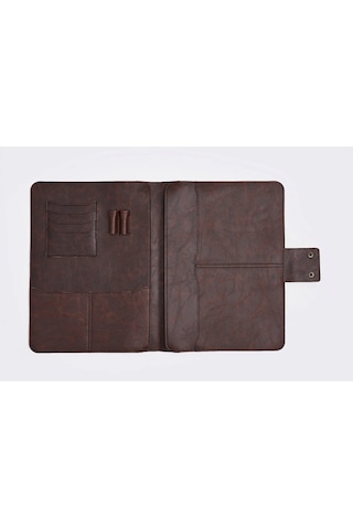 Necati Çanta Apple Uyumlu MacBook Air Pro 13-14 Inç Organizer Evrak & Laptop & Tablet Çantası - Kahverengi Kahverengi