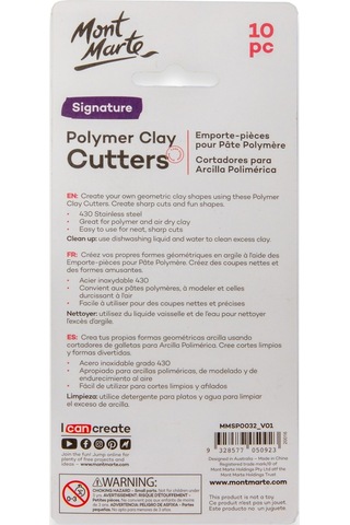 Mm Polimer Kil Mini Kesici Seti 10 Parça